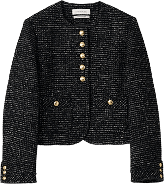 ツイードノーカラージャケット