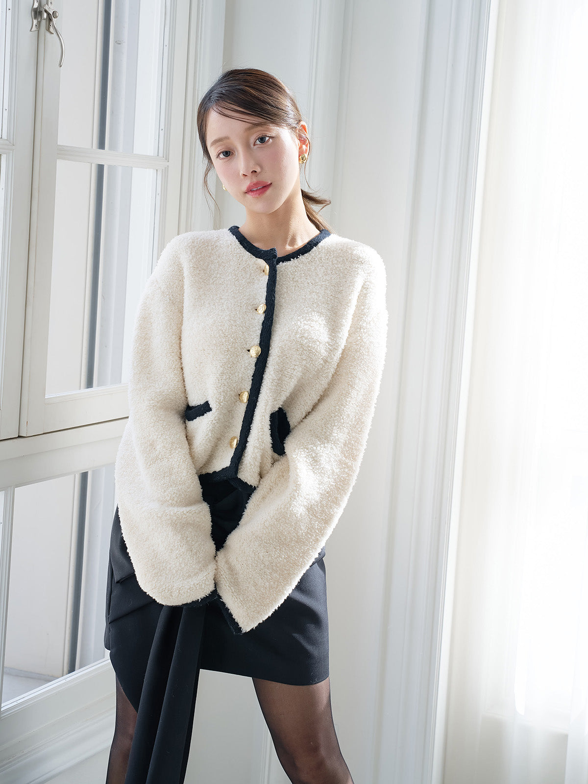 MODEL:160cm／COLOR:MIX／SIZE:F