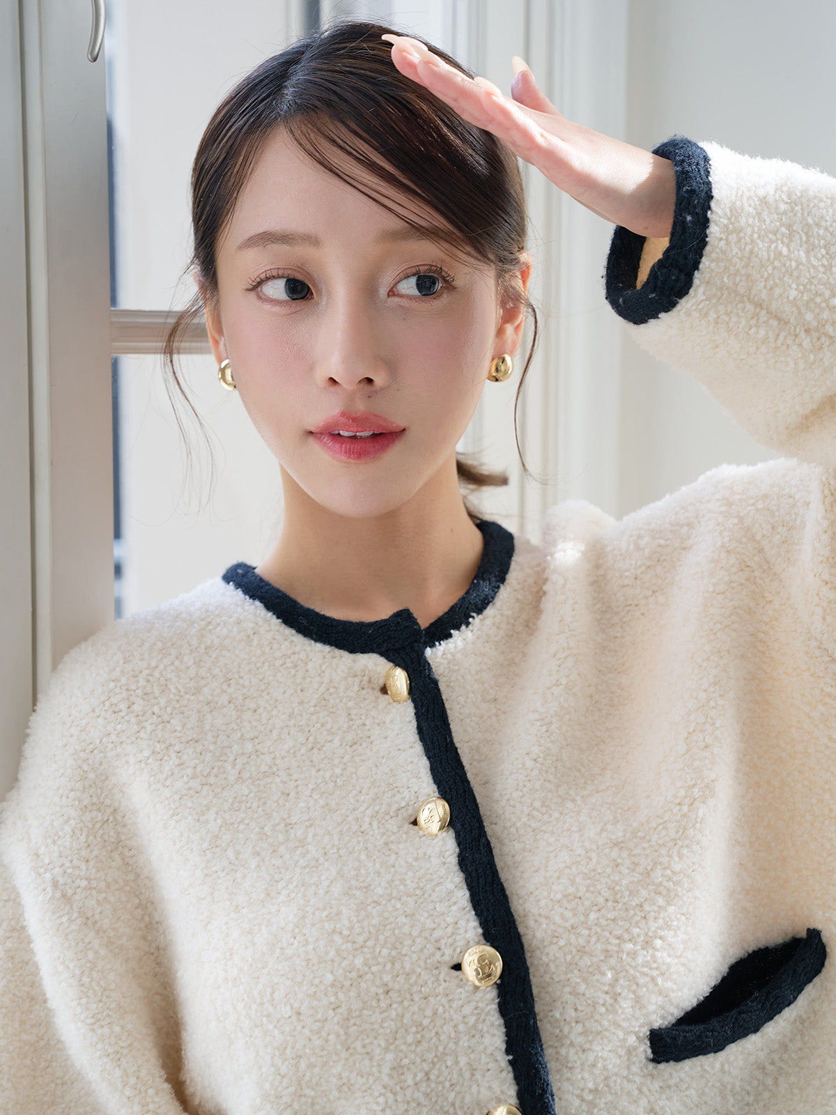 TEDDY KNIT JACKET