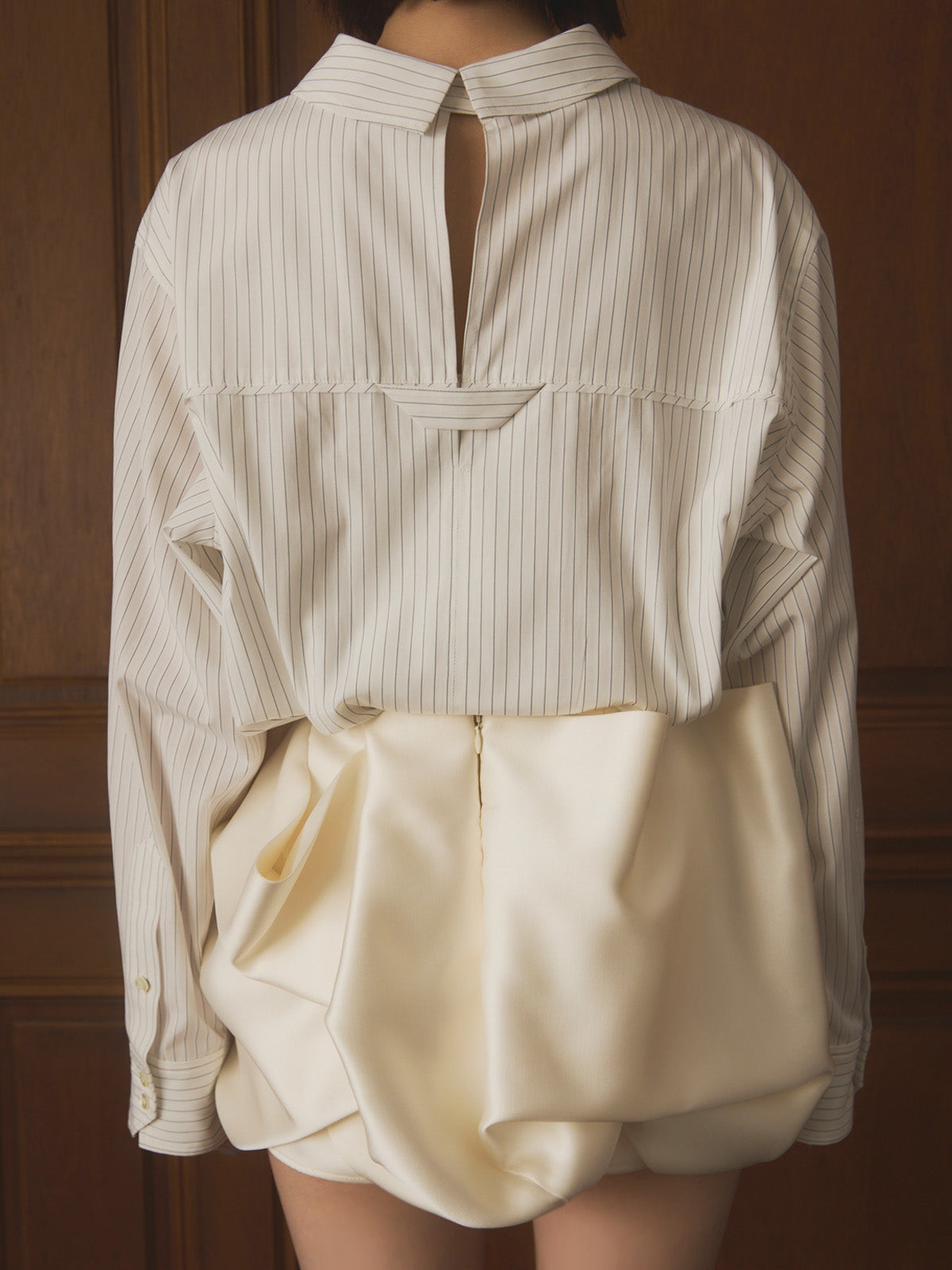 ドレープバルーンミニスカート