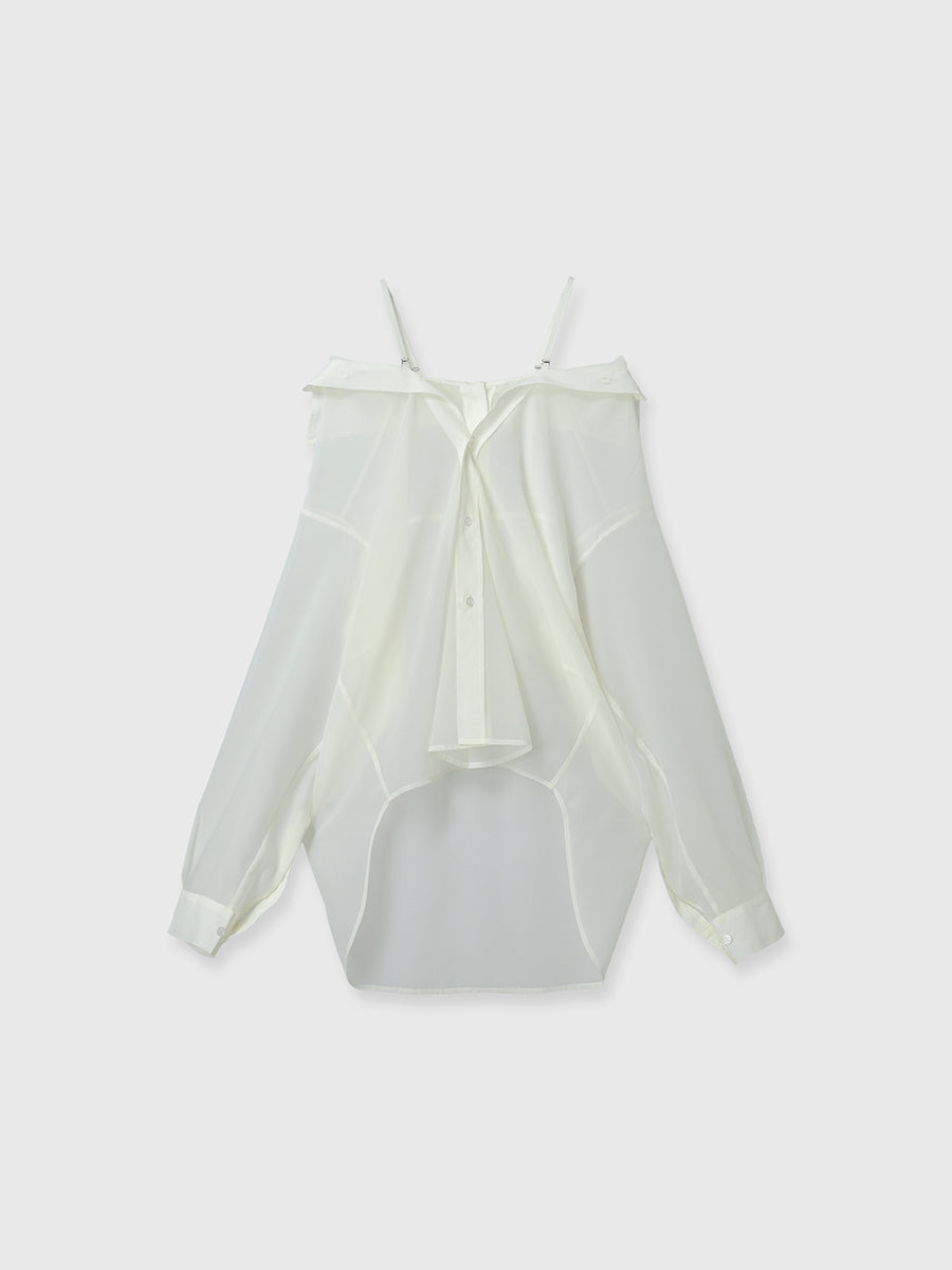 シアー2WAYシャツ