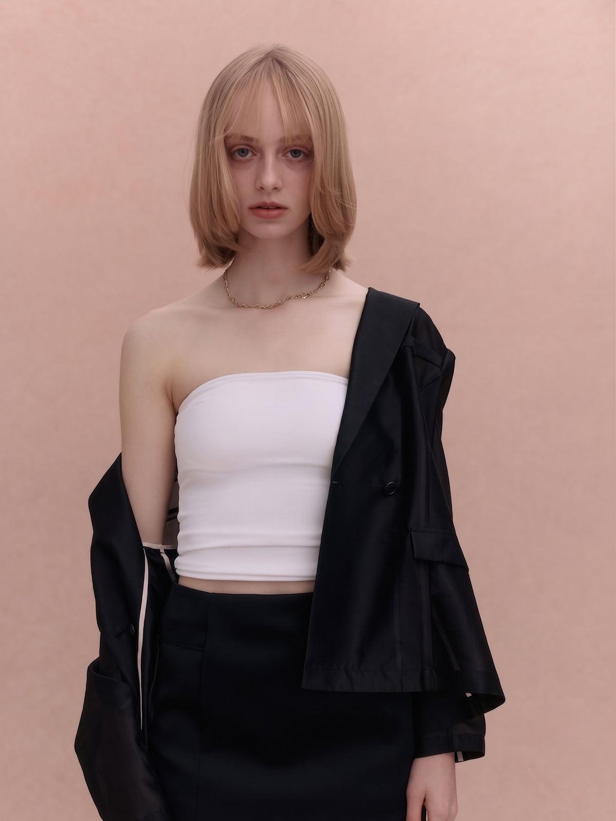 SATIN RIBBON MINI SKIRT