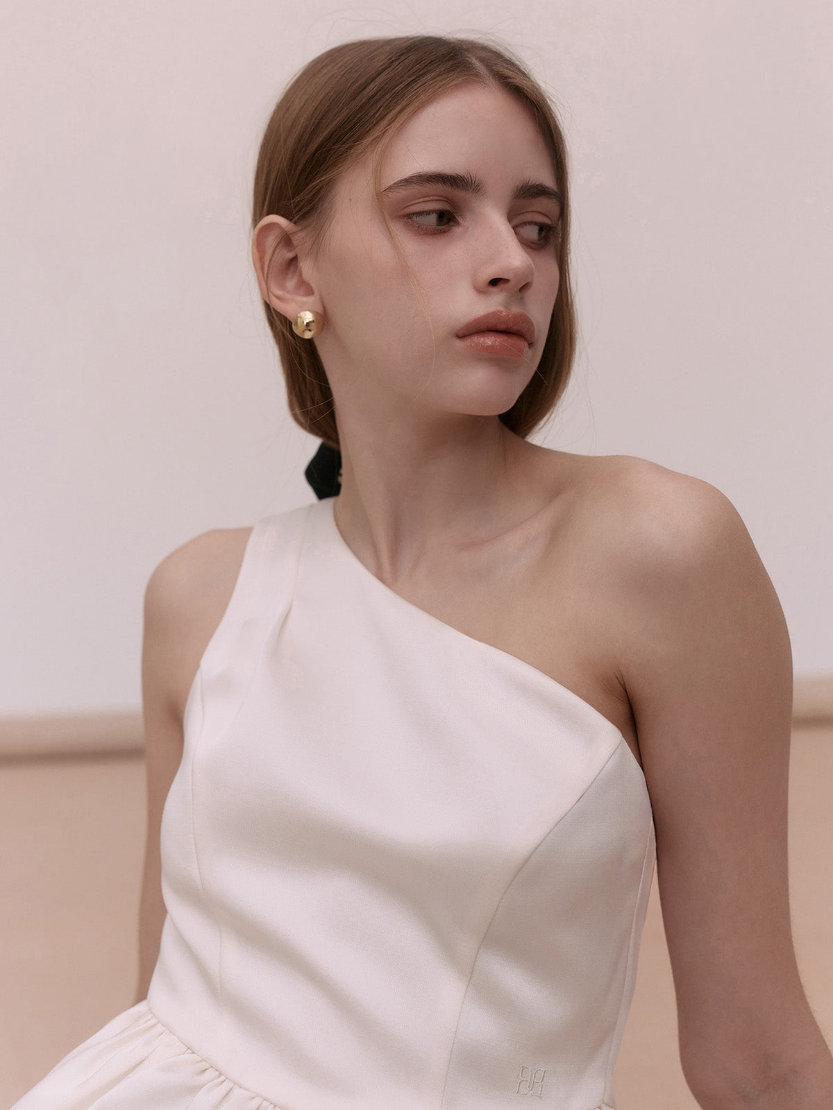 SATIN ONE SHOULDER TOPS