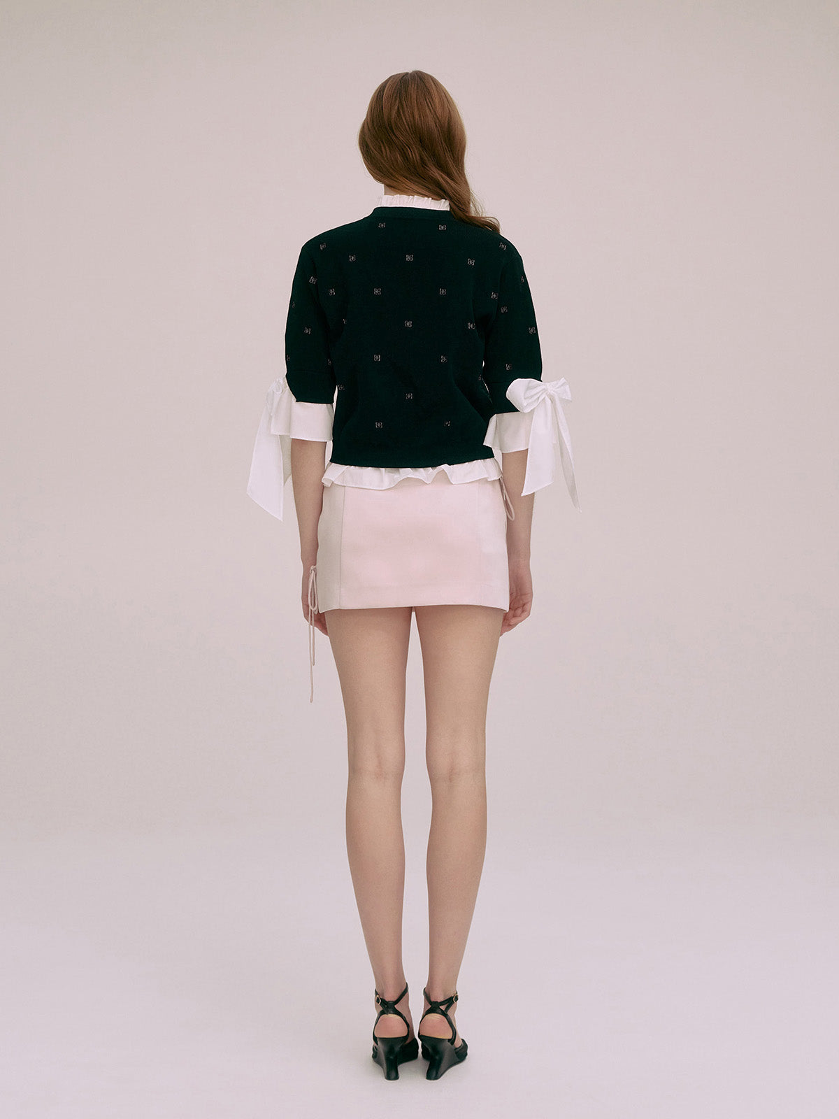 PAPILLON EMBROIDERY ATTACHED CARDIGAN