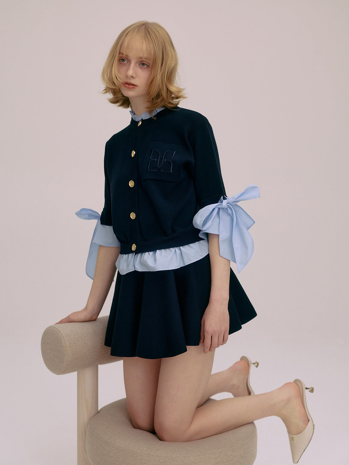PAPILLON ATTACHED CARDIGAN