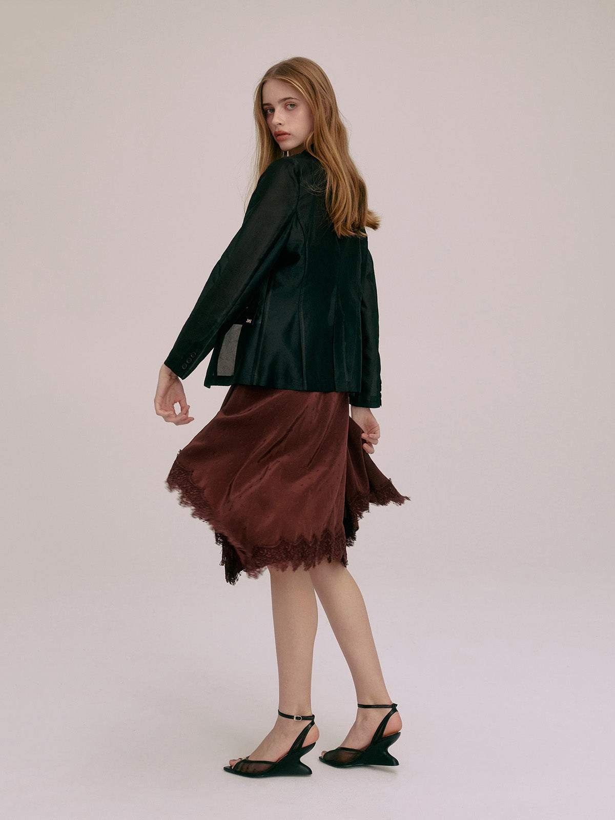 PAPILLON JACQUARD DRESS