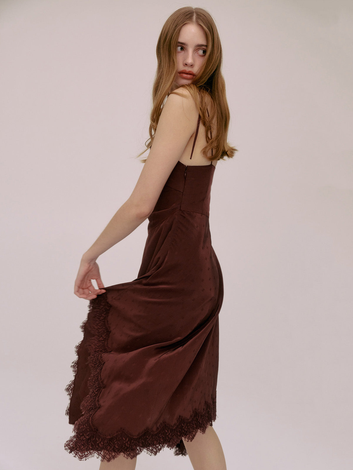 PAPILLON JACQUARD DRESS