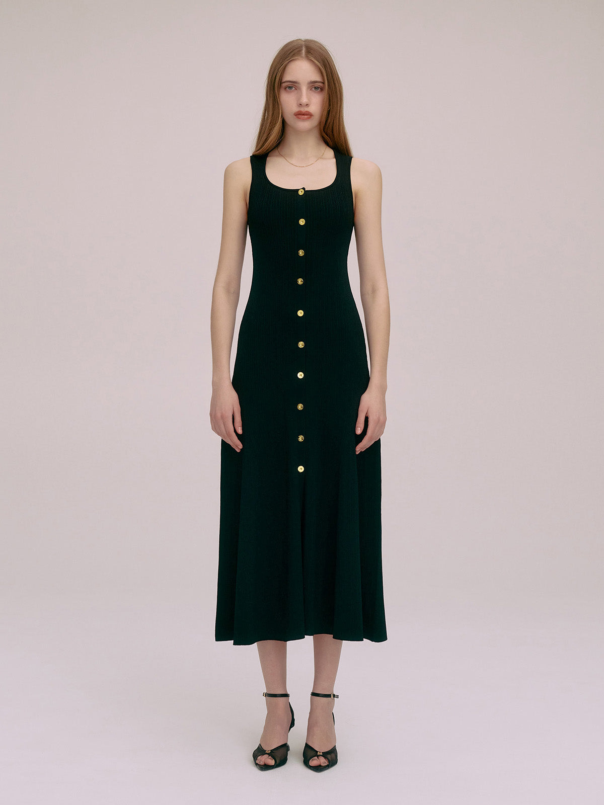 エイミーイストワール★今期最新ASSIETTE BUTTON KNITDRESS ASSIETTE BUTTON KNIT DRESS