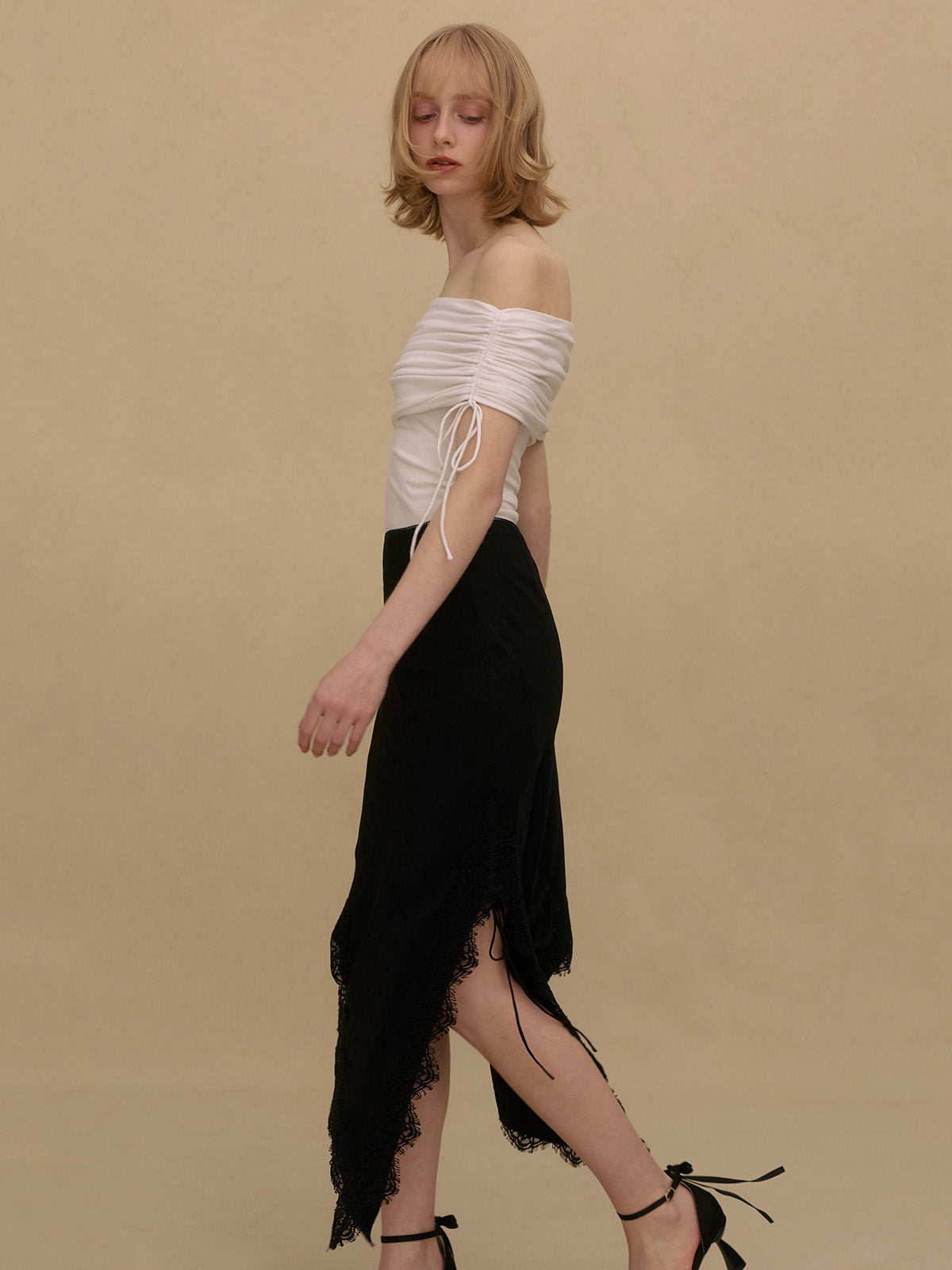 PAPILLON JACQUARD SKIRT