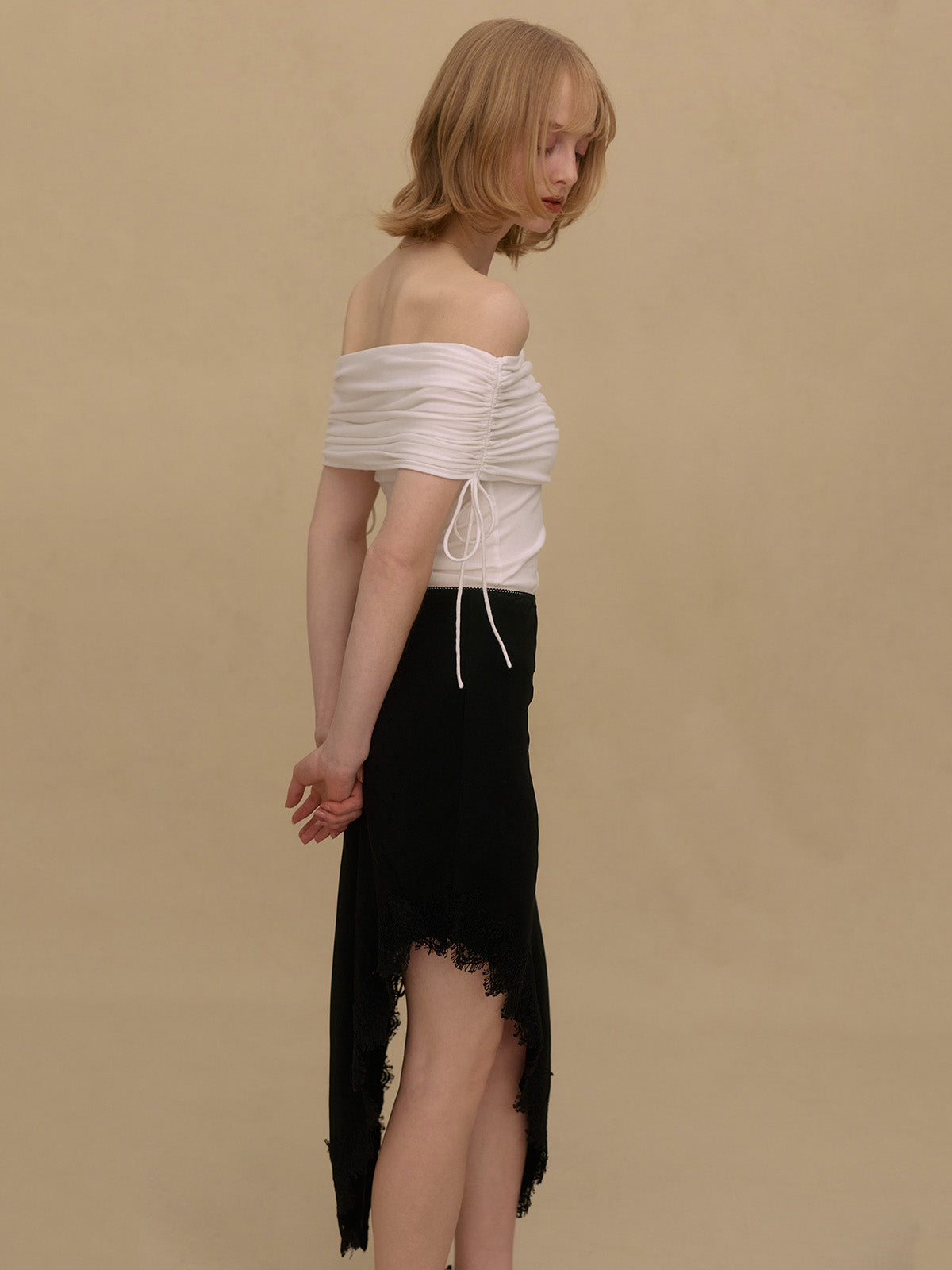 PAPILLON JACQUARD SKIRT
