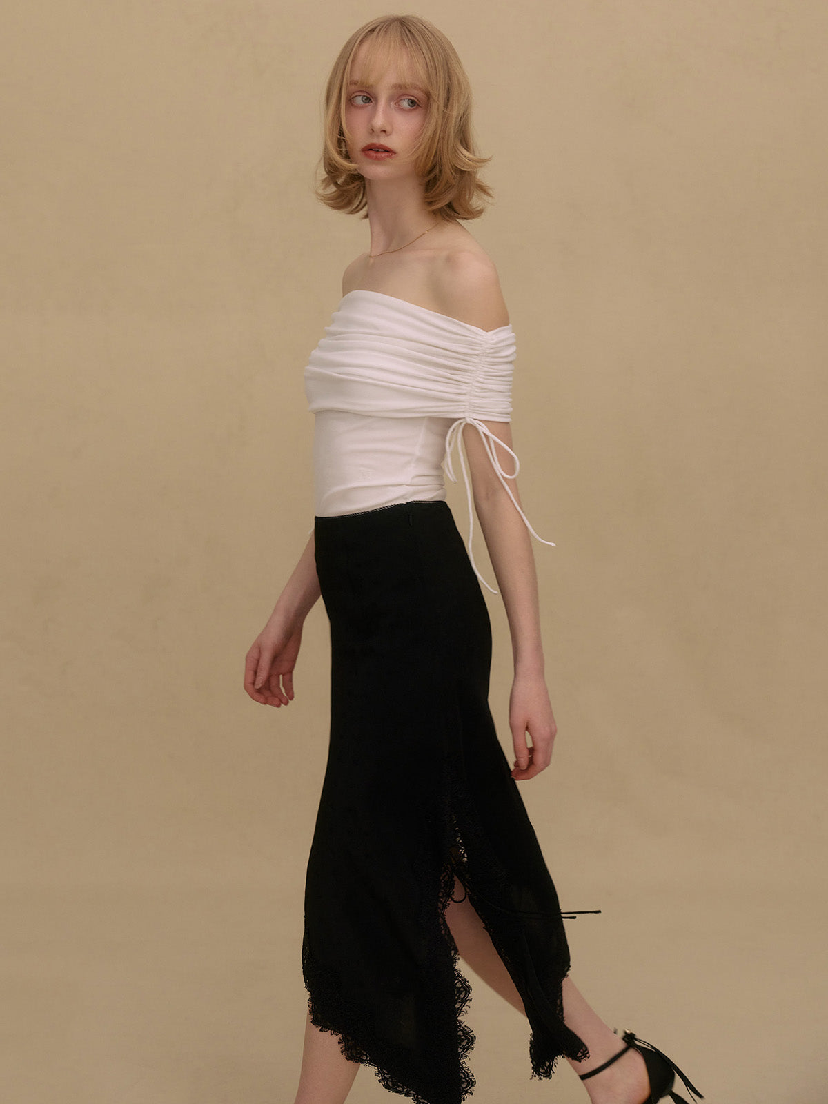PAPILLON JACQUARD SKIRT