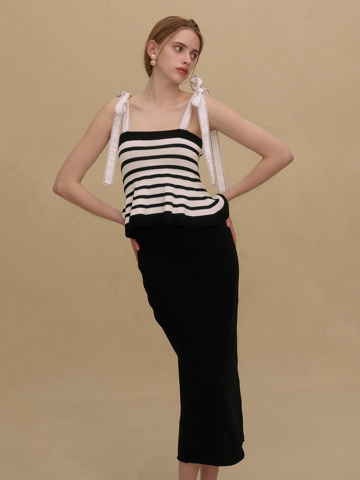 MARINA PEPLUM KNIT SET UP