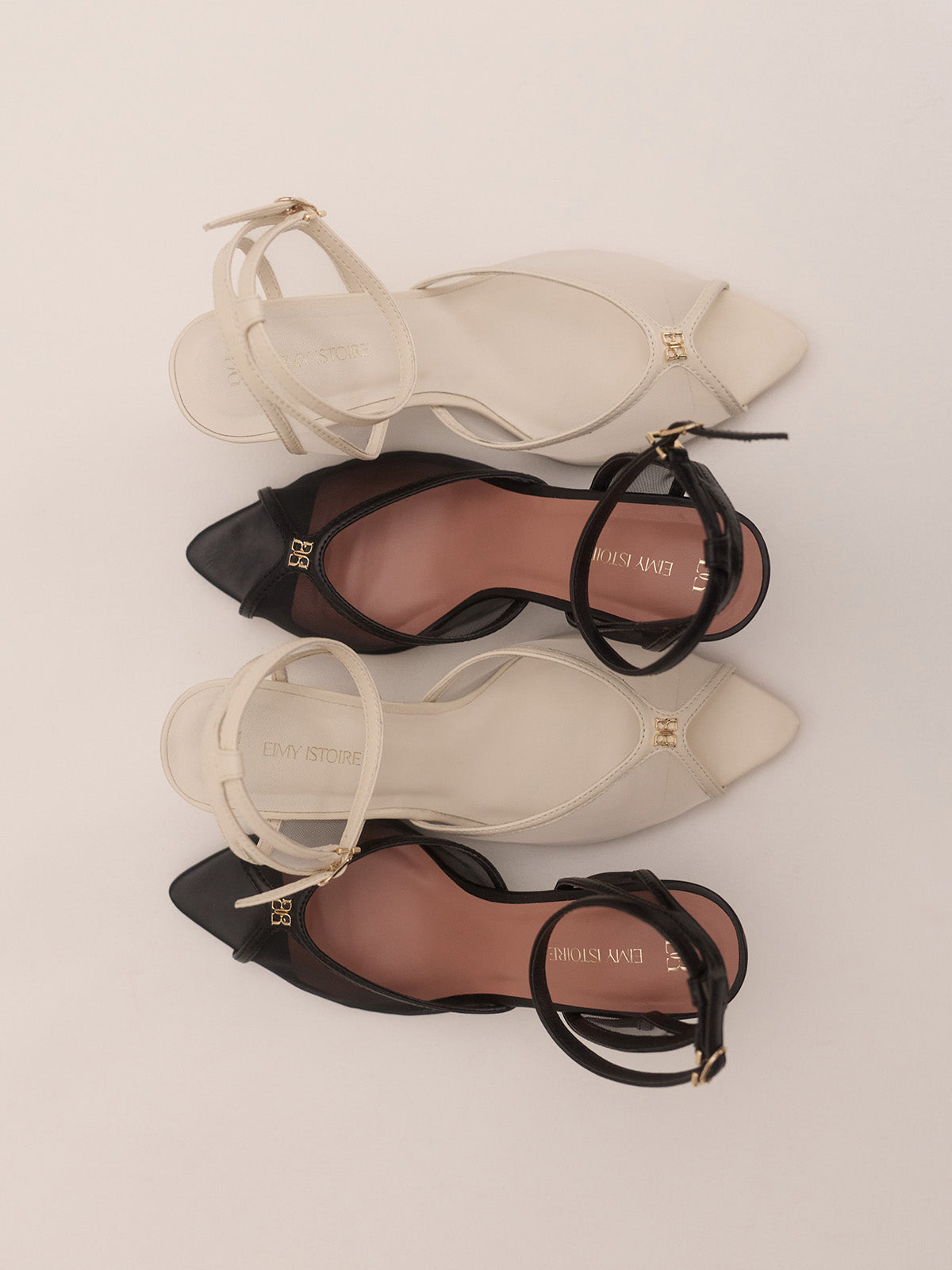 PAPILLON SHEER SANDALS