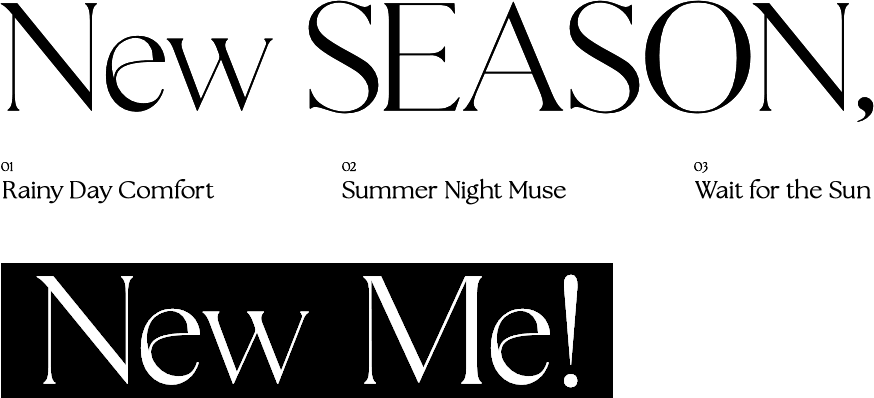 New SEASON, New Me!