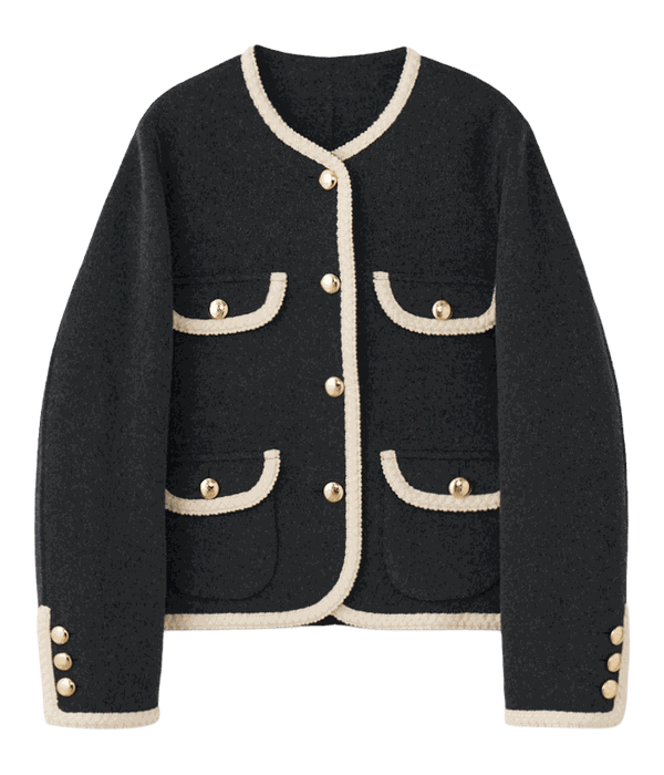 GREYのEM GOLD BUTTON WOOL COAT