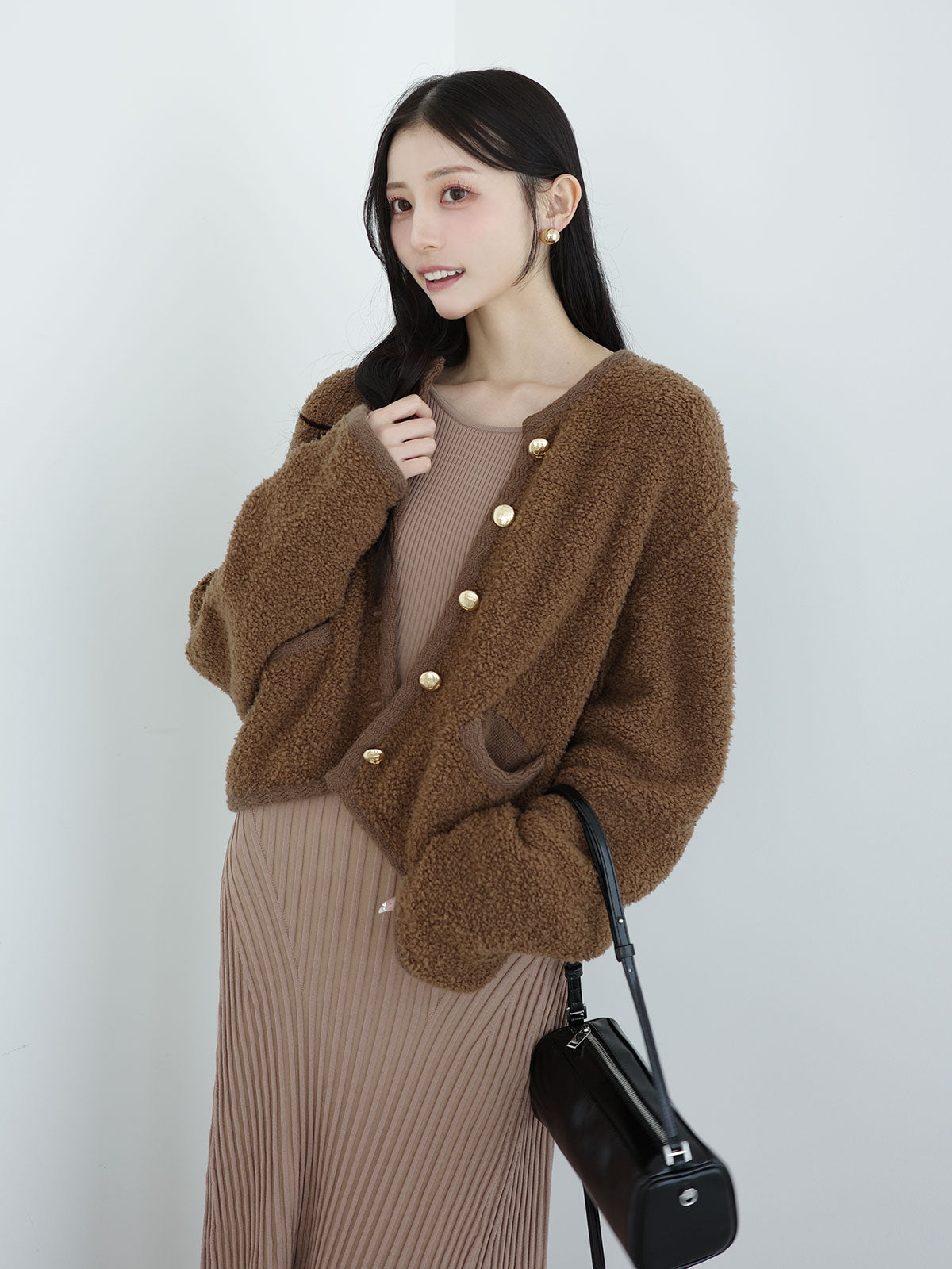 TEDDY KNIT JACKET