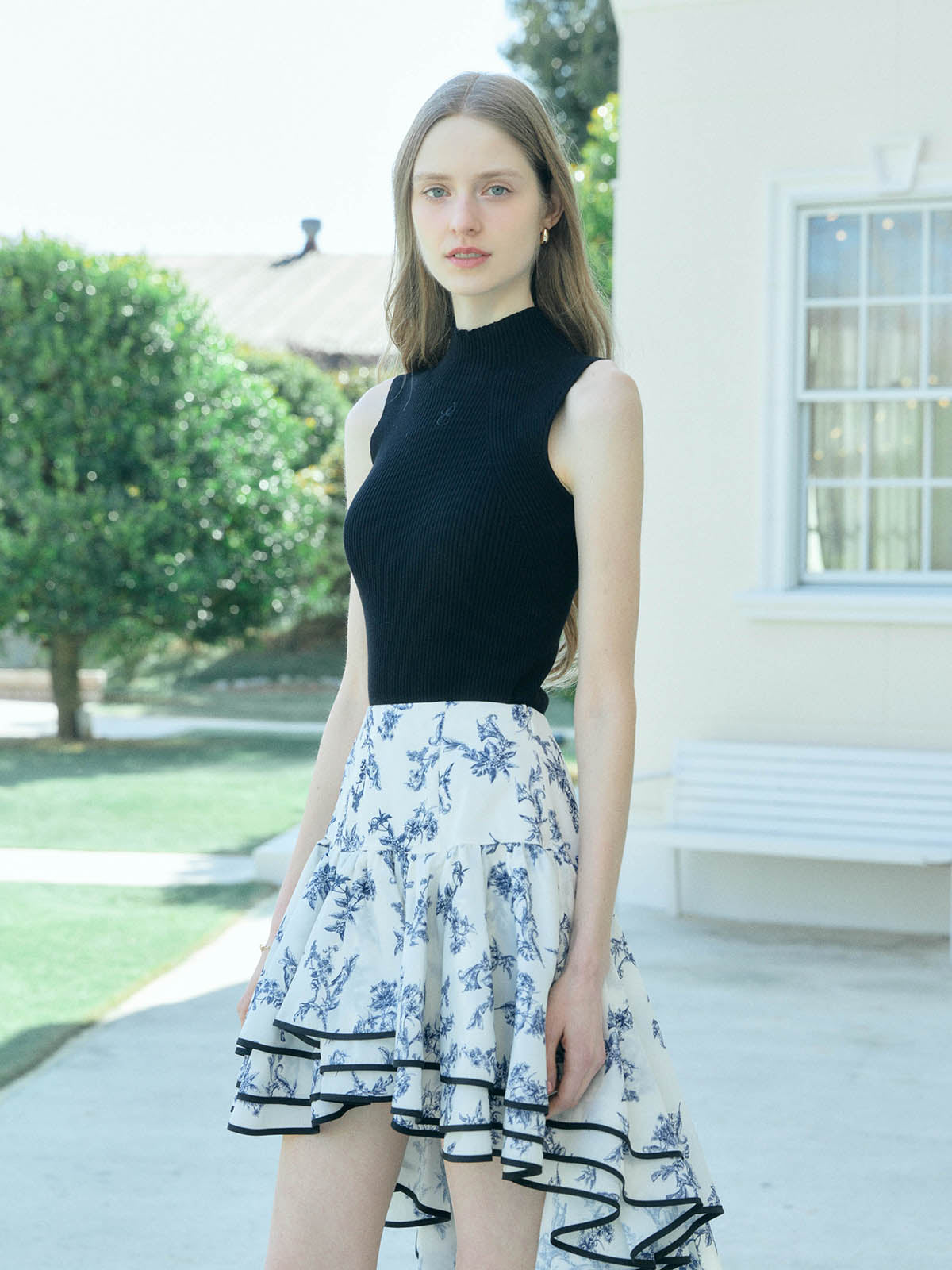 BACK LONG JOUY SKIRT
