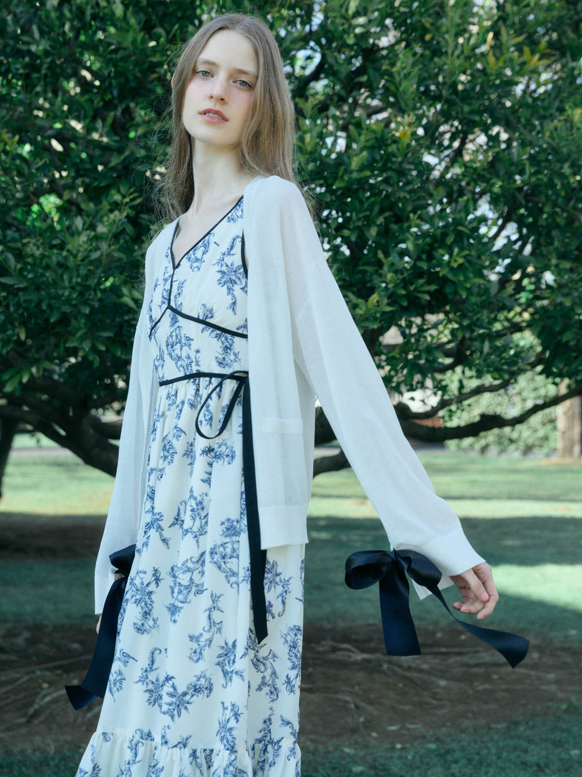 UV PROTECTION RIBBON CARDIGAN