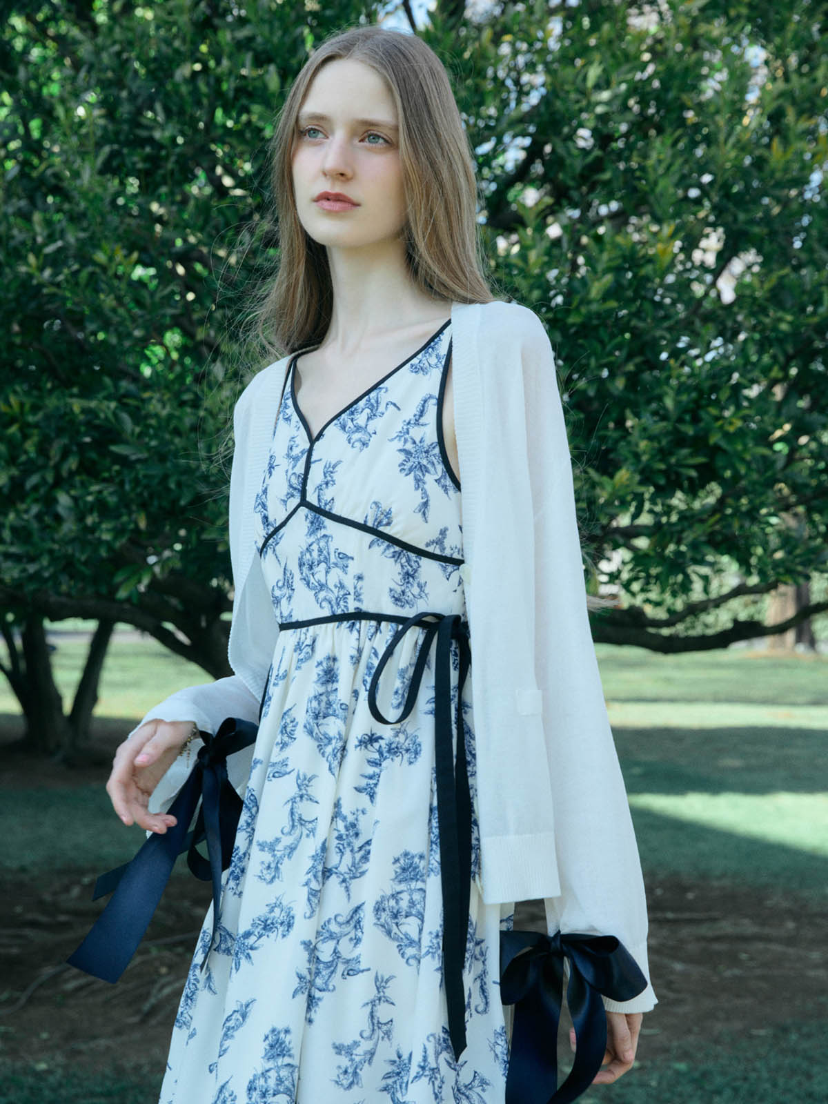 UV PROTECTION RIBBON CARDIGAN