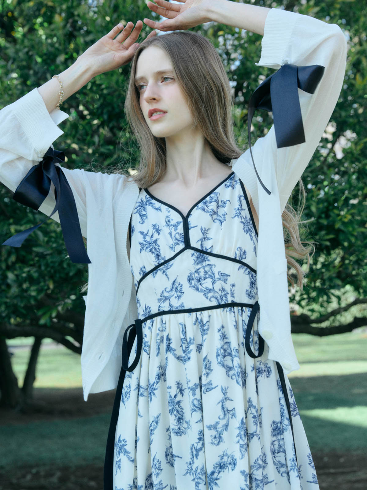 UV PROTECTION RIBBON CARDIGAN