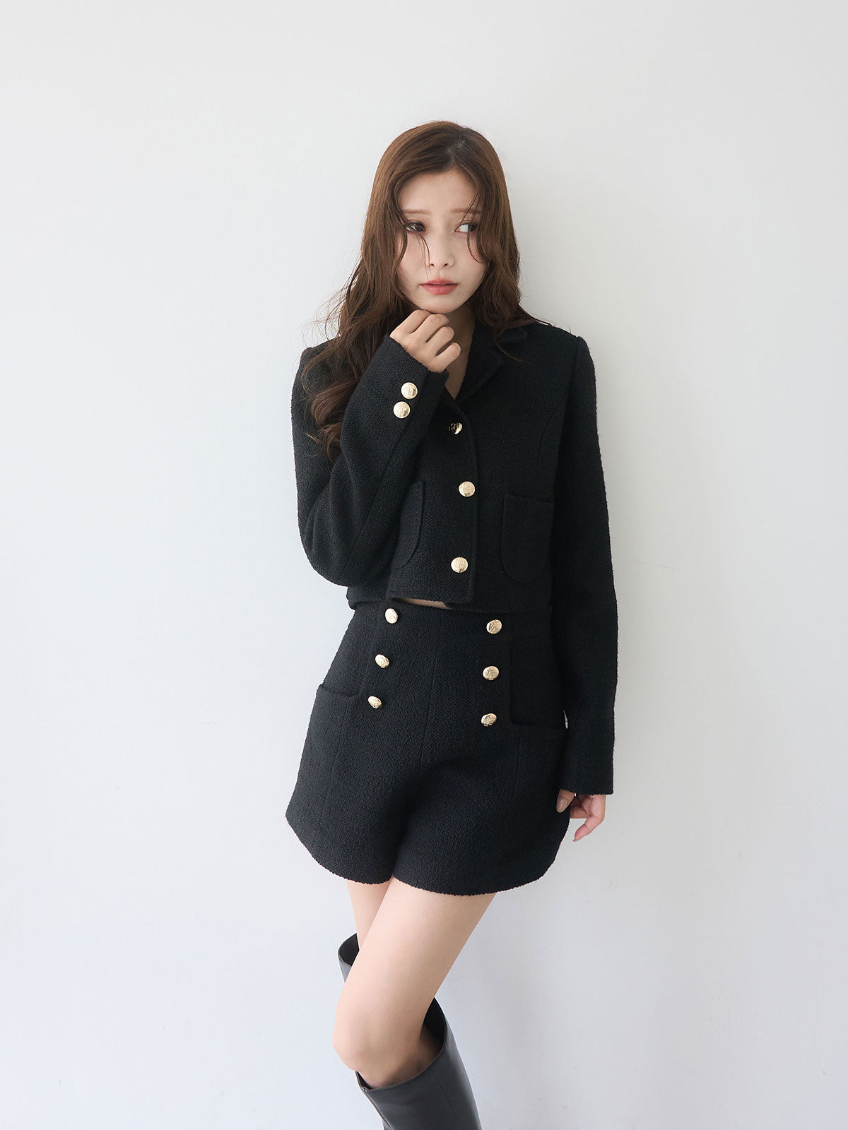 ツイードマリンショートパンツ