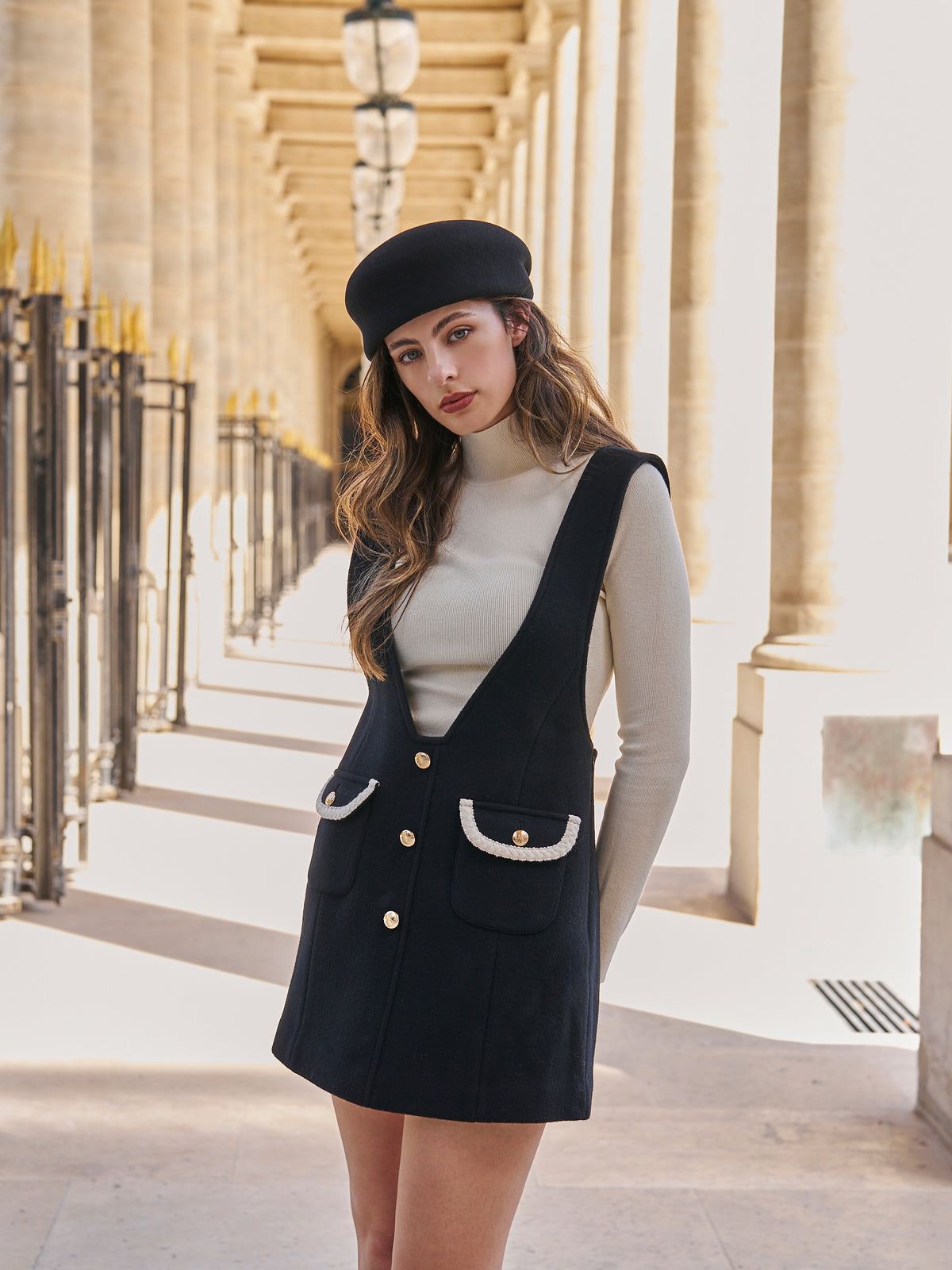 ROSE HIGH NECK KNIT TOPS