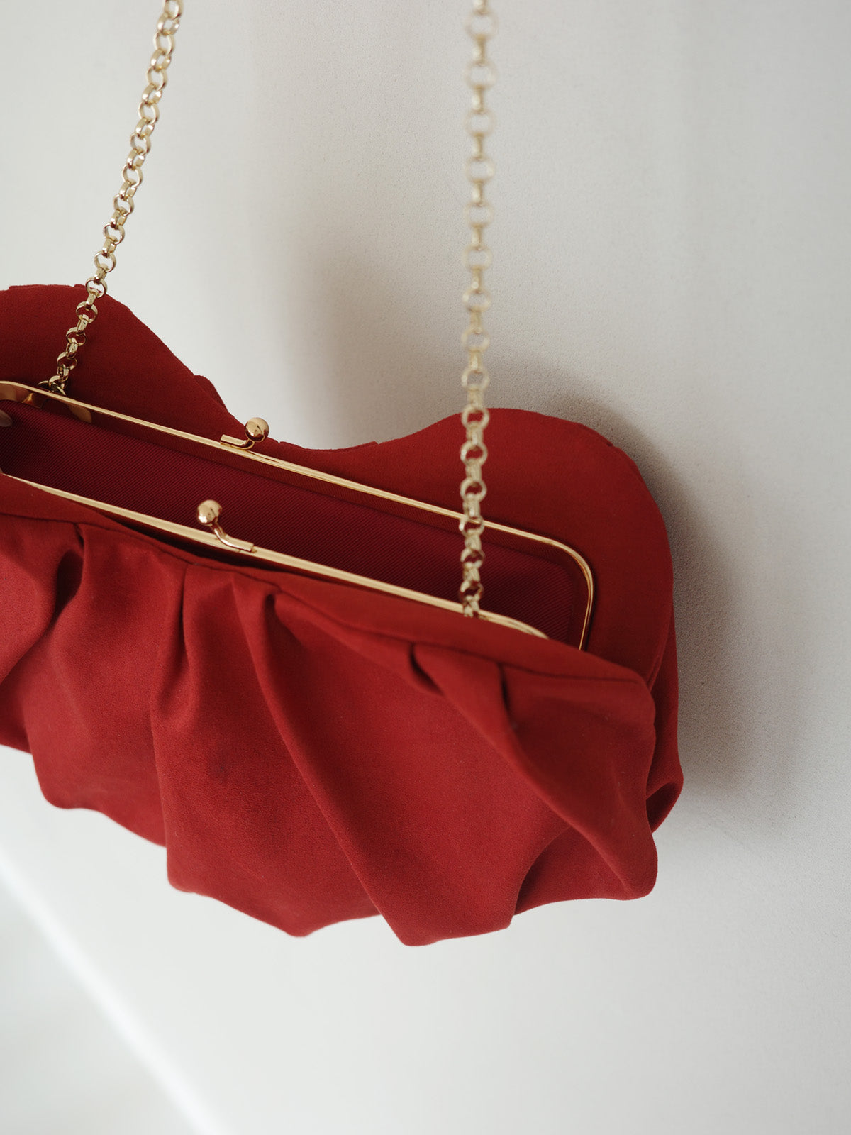 ギャザーチェーンバッグ