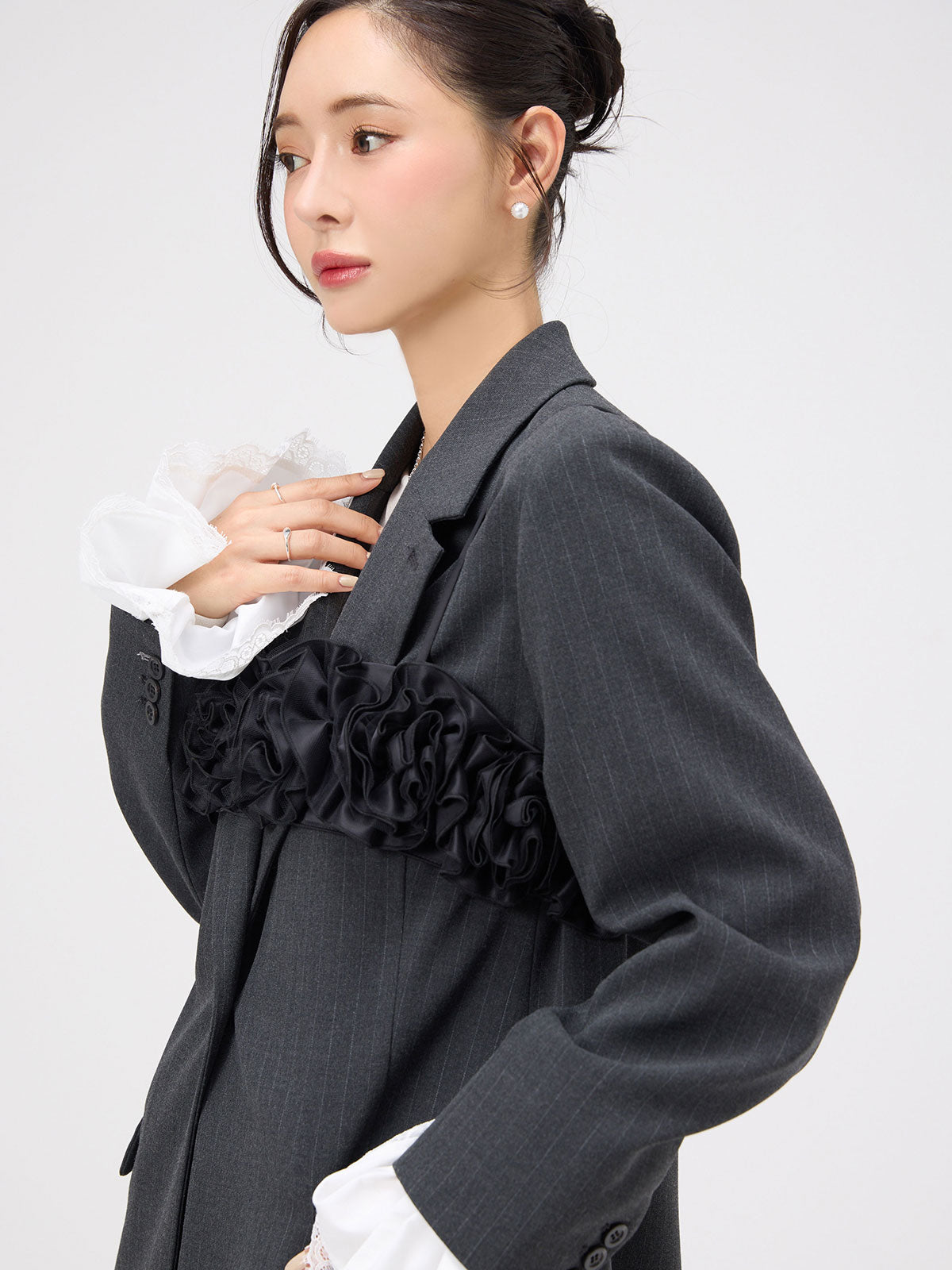 フラワーボリュームビスチェ