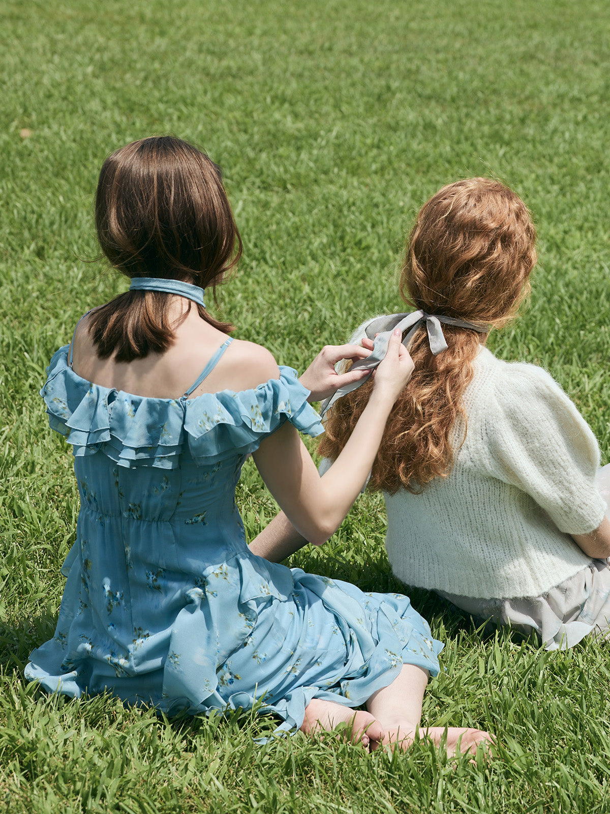 フラワーシフォンドレス