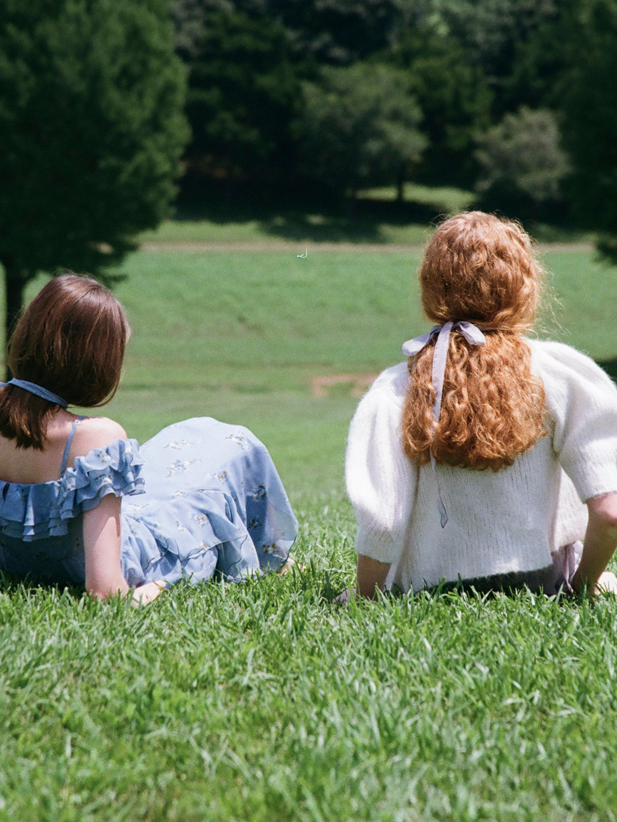 パフスリーブニットカーディガン