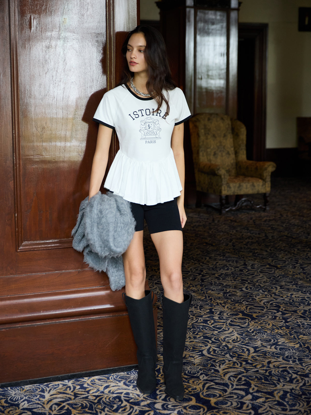 ANDMARY Nicola knit set up ショートパンツのみ ANDMARY】Nicola knit set up