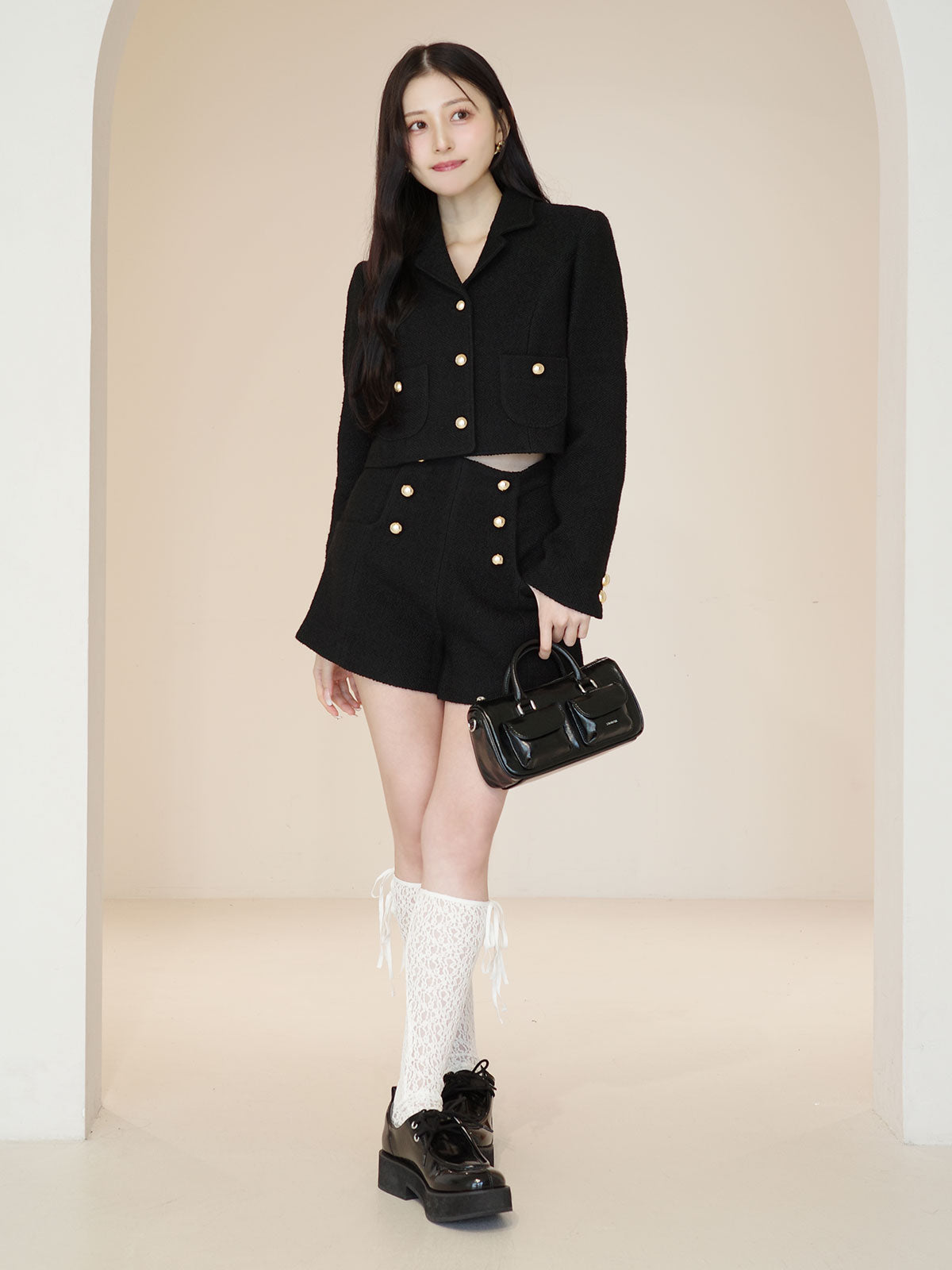 ツイードマリンショートパンツ