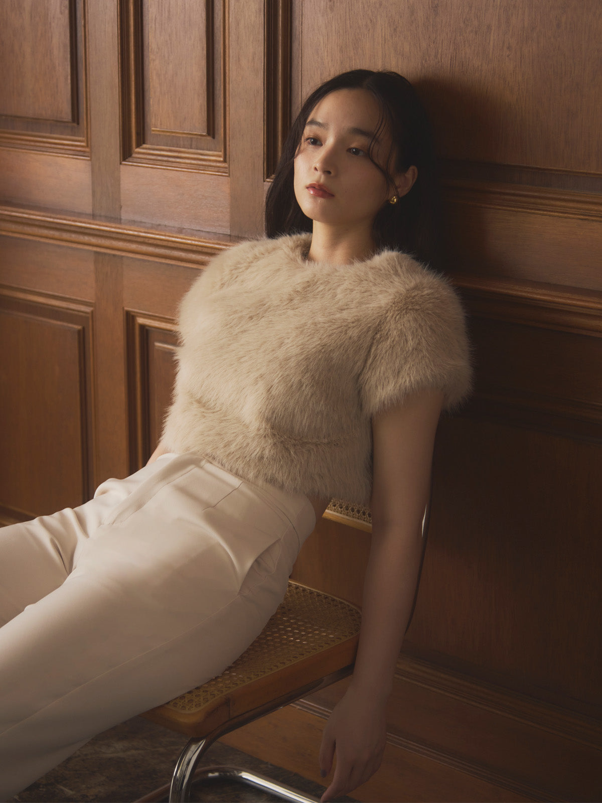 ハイウエストフレアパンツ