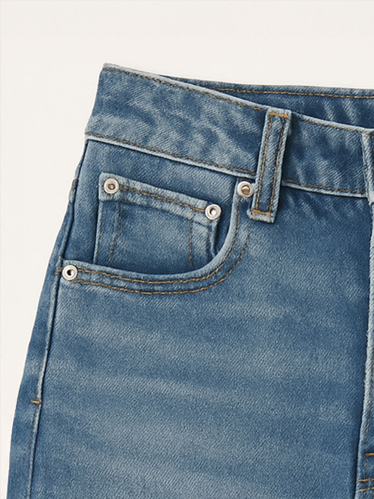 スリムフレアデニムパンツ