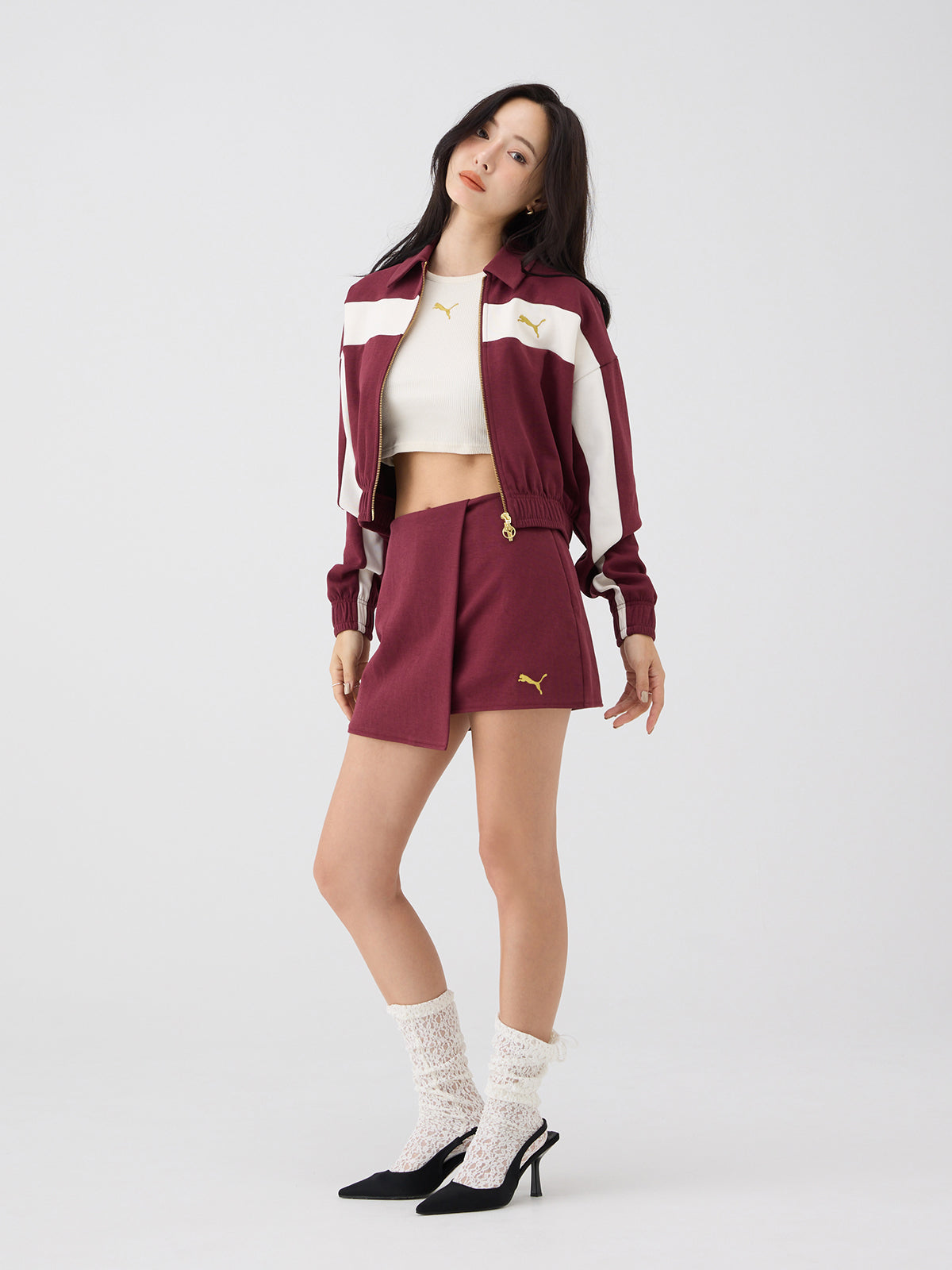PUMA×EIMY ISTOIRE】トラックジャケット×スカショーパンSET