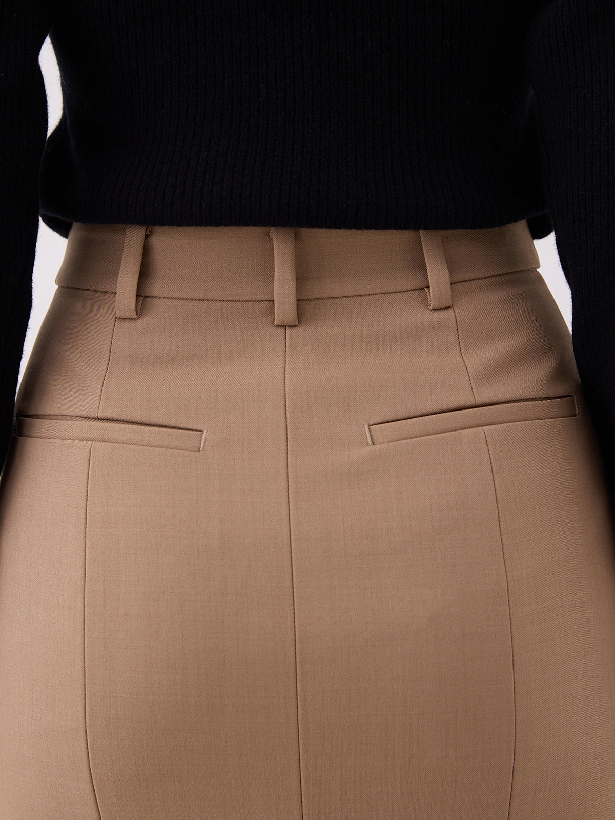 フレアラップワイドパンツ