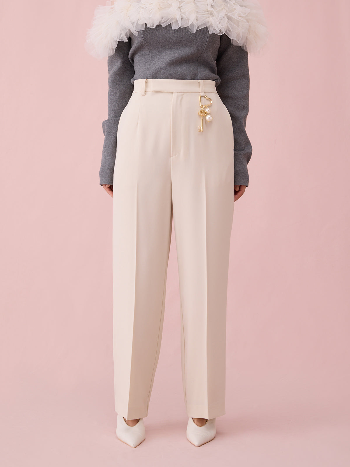 チャームSETセンタープレスパンツ