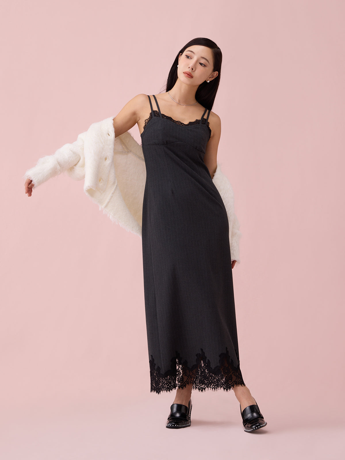 【ri】ETRETOKYO シールズトリコットキャミ (ブラック) ri】ETRETOKYO シールズトリコットキャミ (ブラック) ri】ETRETOKYO