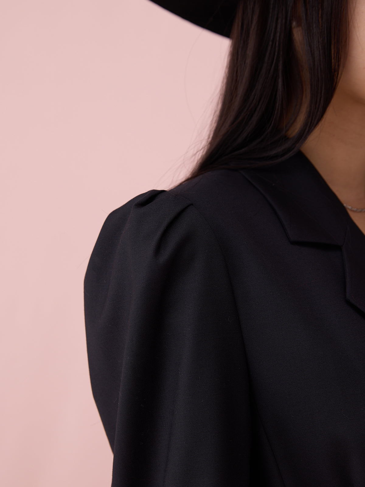 リボンベルトテーラードジャケット