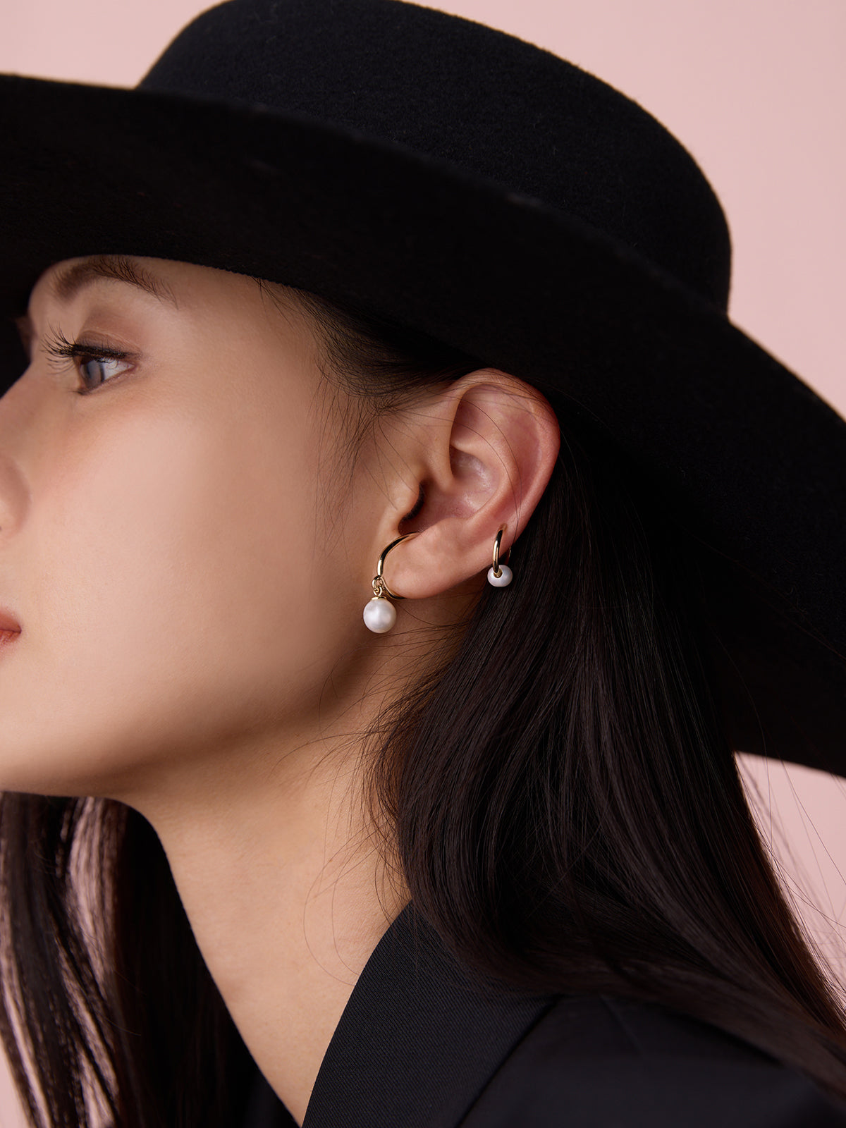Hirotaka（ヒロタカ) Mini Spear Pearl Earring | パール ピアス 