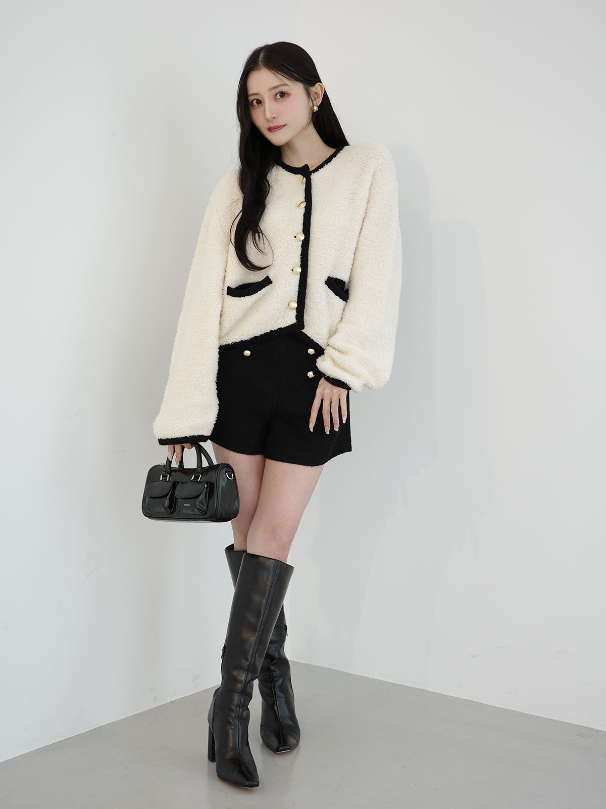 TEDDY KNIT JACKET