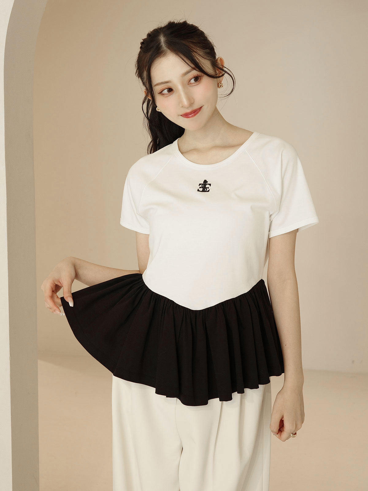 MODEL:160cm／COLOR:MIX／SIZE:F