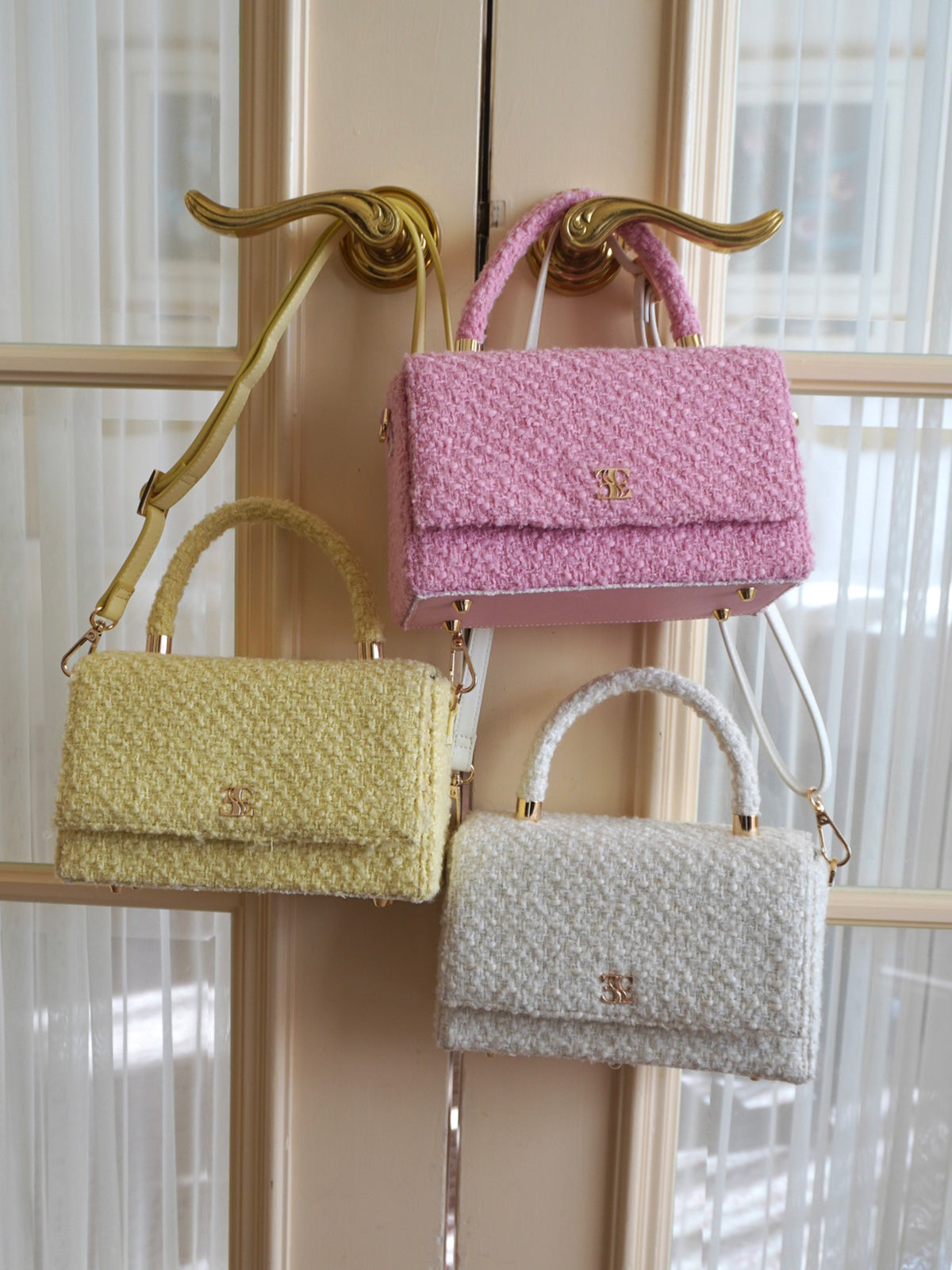 ツイードバッグ