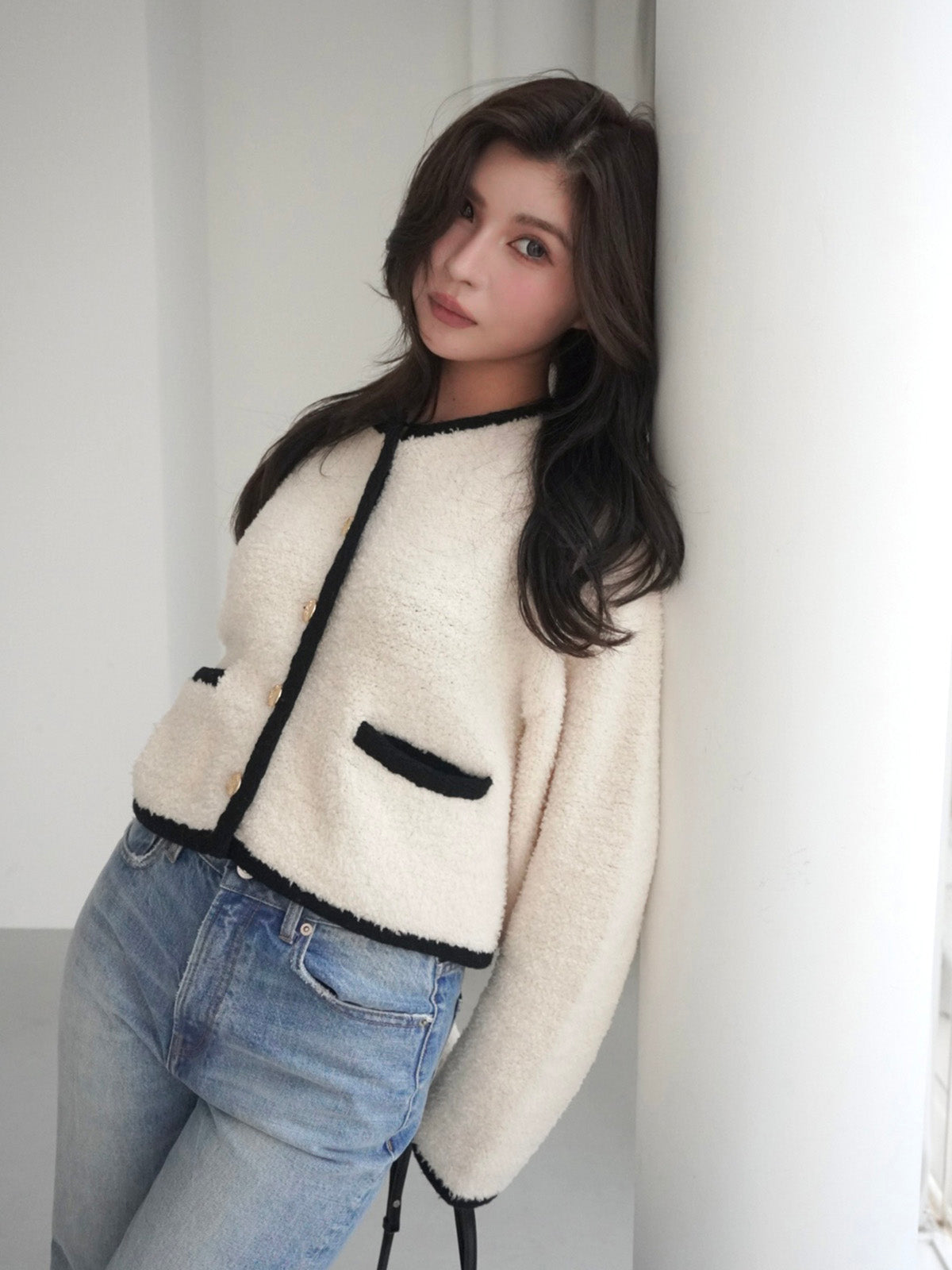 TEDDY KNIT JACKET
