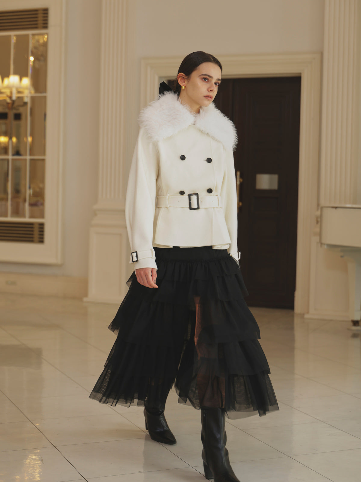 TULLE LONG SKIRT