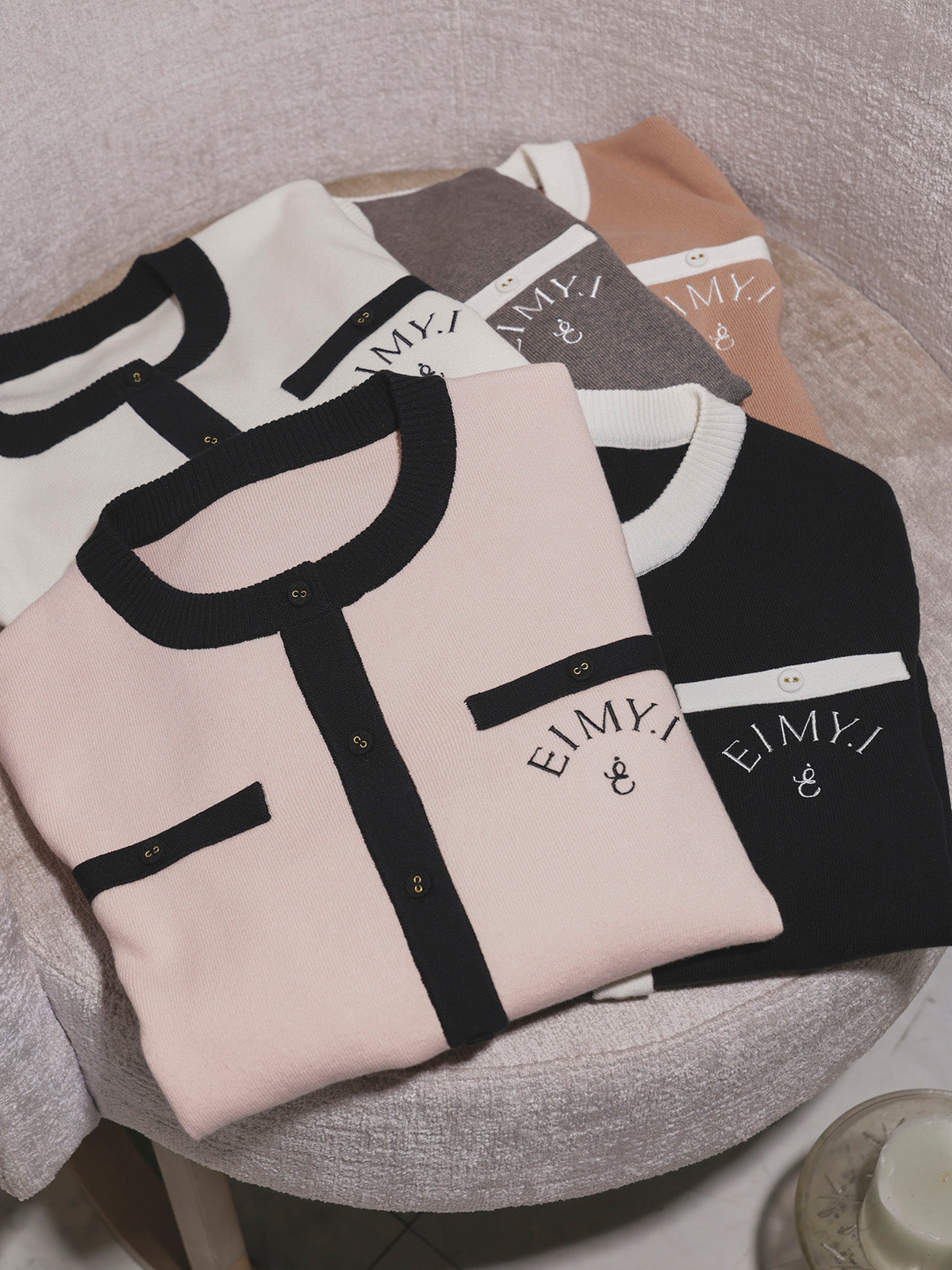 EIMY BI-COLOR CARDIGAN