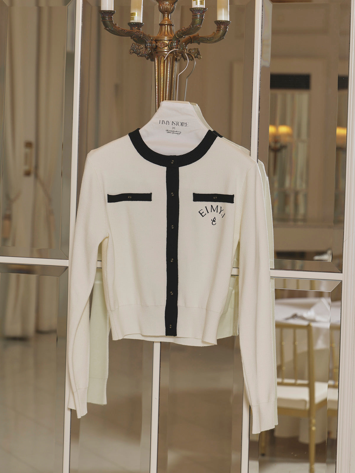 EIMY BI-COLOR CARDIGAN