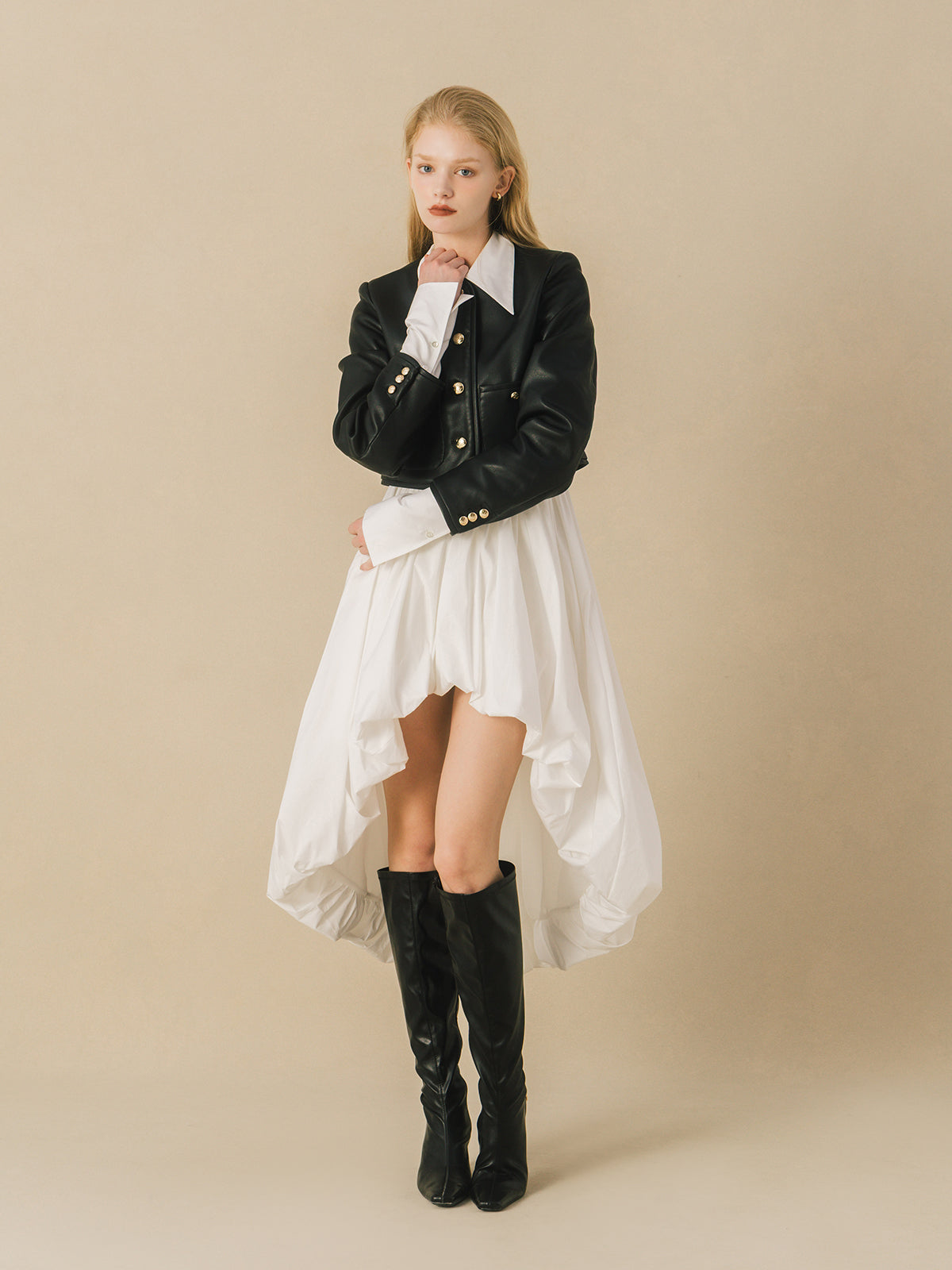 BACK LONG SHIRTS DRESS