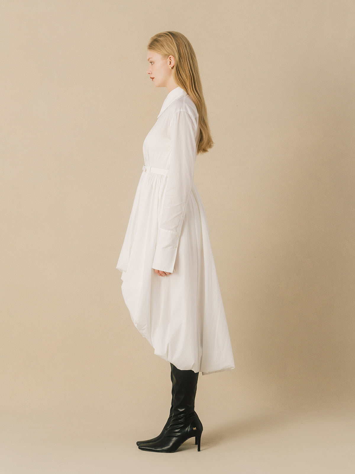 BACK LONG SHIRTS DRESS