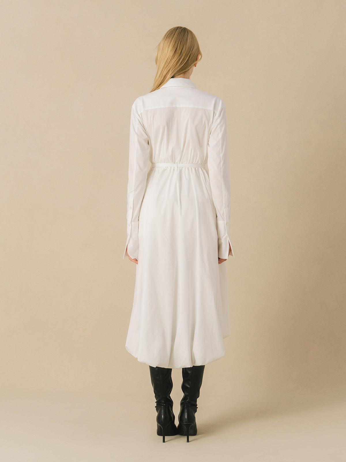 BACK LONG SHIRTS DRESS